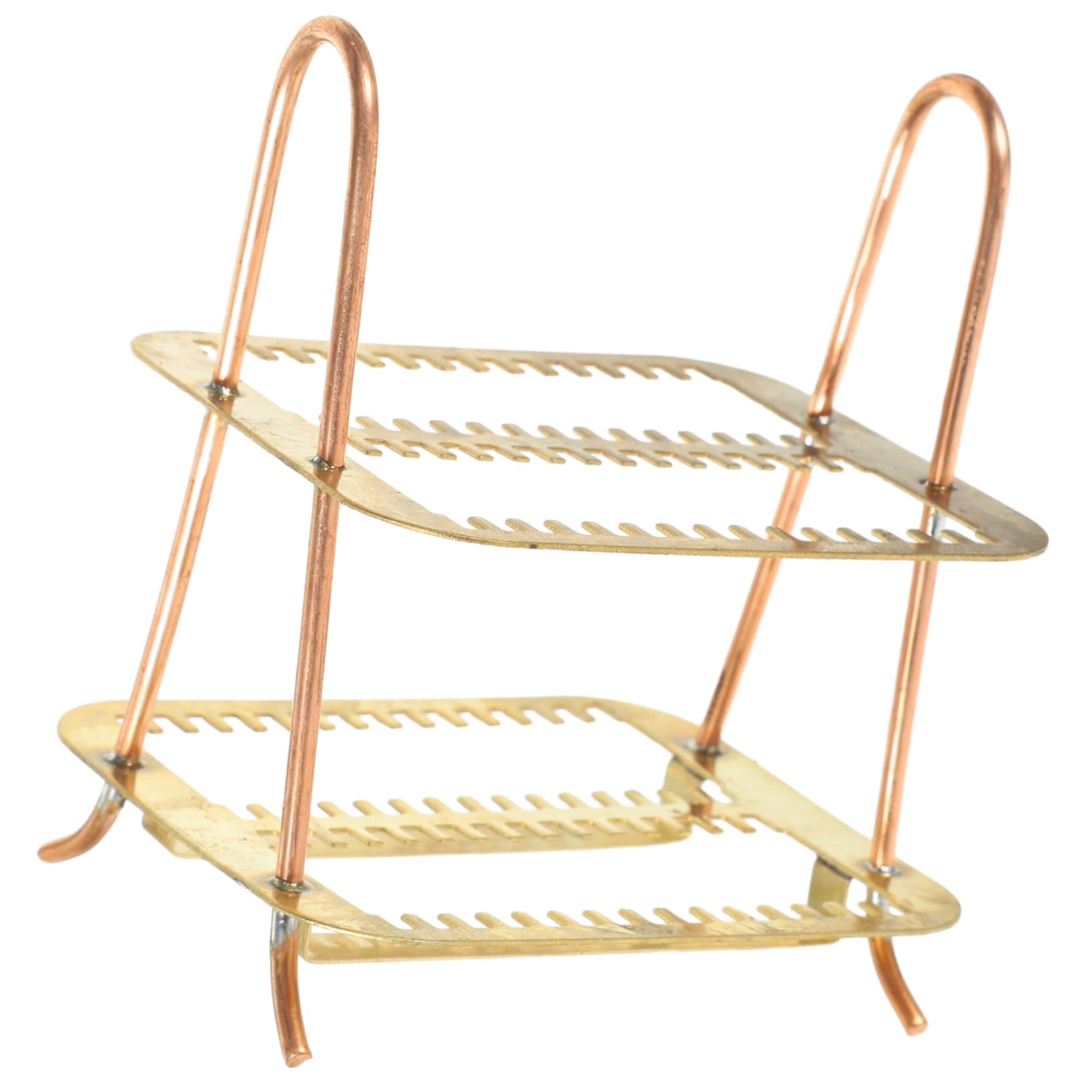 Alipis Microscope Slides Storage Rack 30-Piece Staining Rack Laboratory Metal Slide