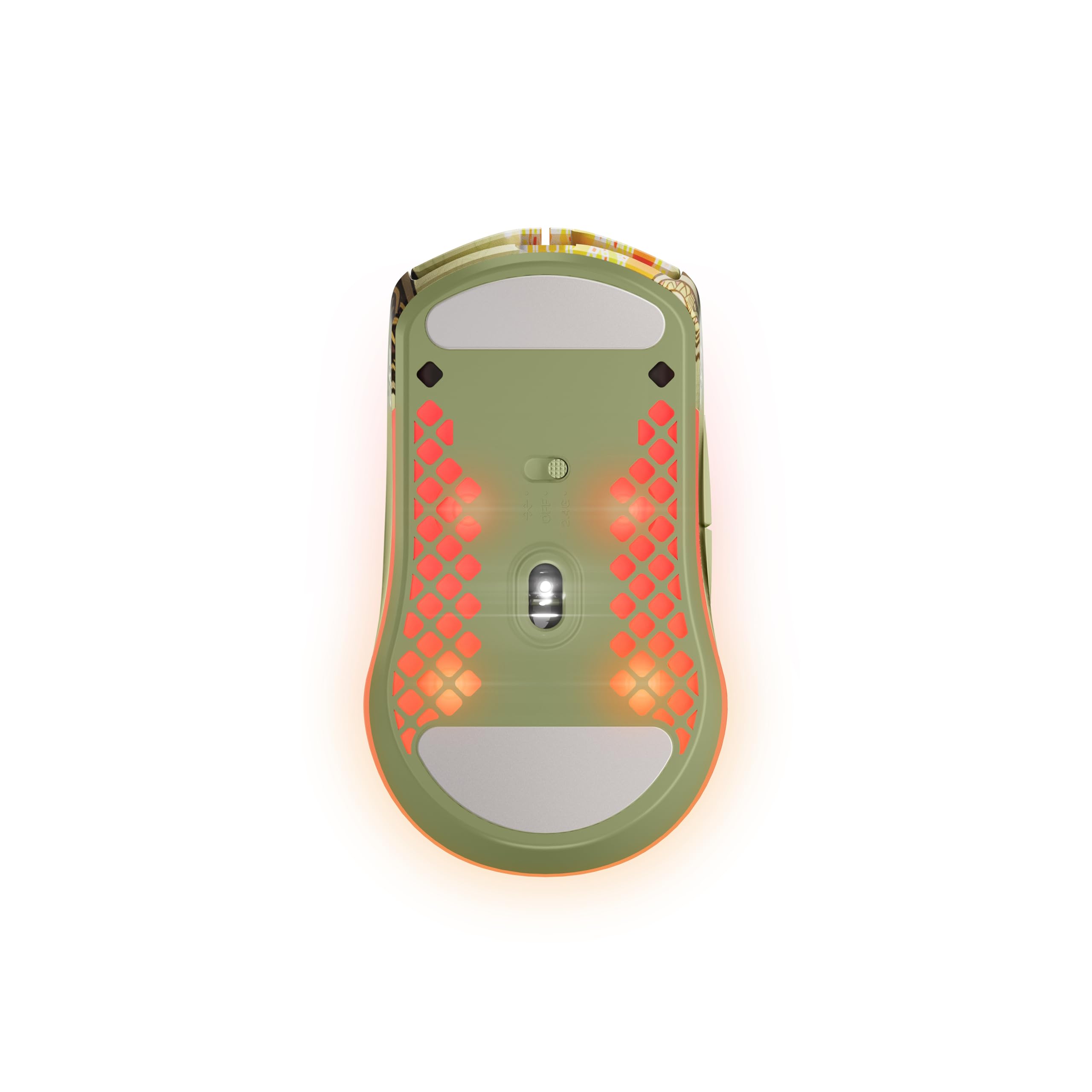 SteelSeries CS2 Dragon Lore – Bezprzewodowa mysz do gier – Counter-Strike – 2,4 GHz i Bluetooth – Czujnik optyczny 18 tys. DPI TrueMove Air – Bateria do 200 godz. — Wytrzymałość 80 mln kliknięć