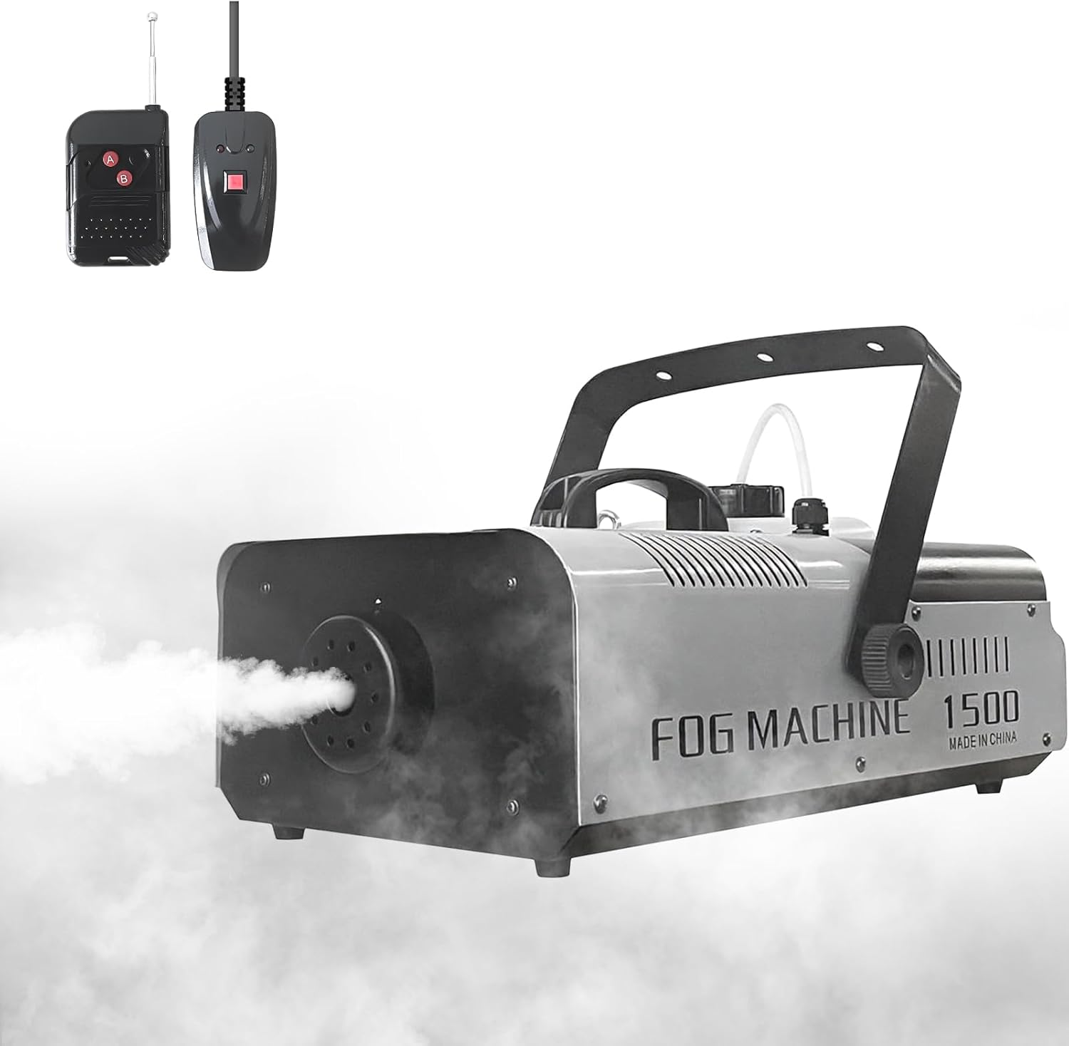1500 Watt Fog Machine Indoor/Outdoor, Halloween Smoke Machine with Auto Mode and Wired Remote Control for Wedding, Parties and Stage Effect,20000 CFM Haze machine