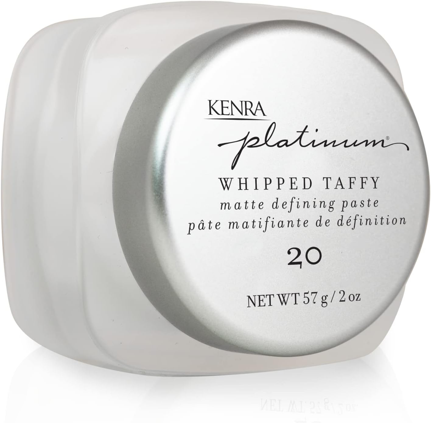 Platinum Whipped Taffy 20 | Matte Defining Paste | Delivers An Ultra-Matte, Firm Hold Finish | Sculpts, Smooths & Texturizes Styles | All Hair Types | 2fl. Oz