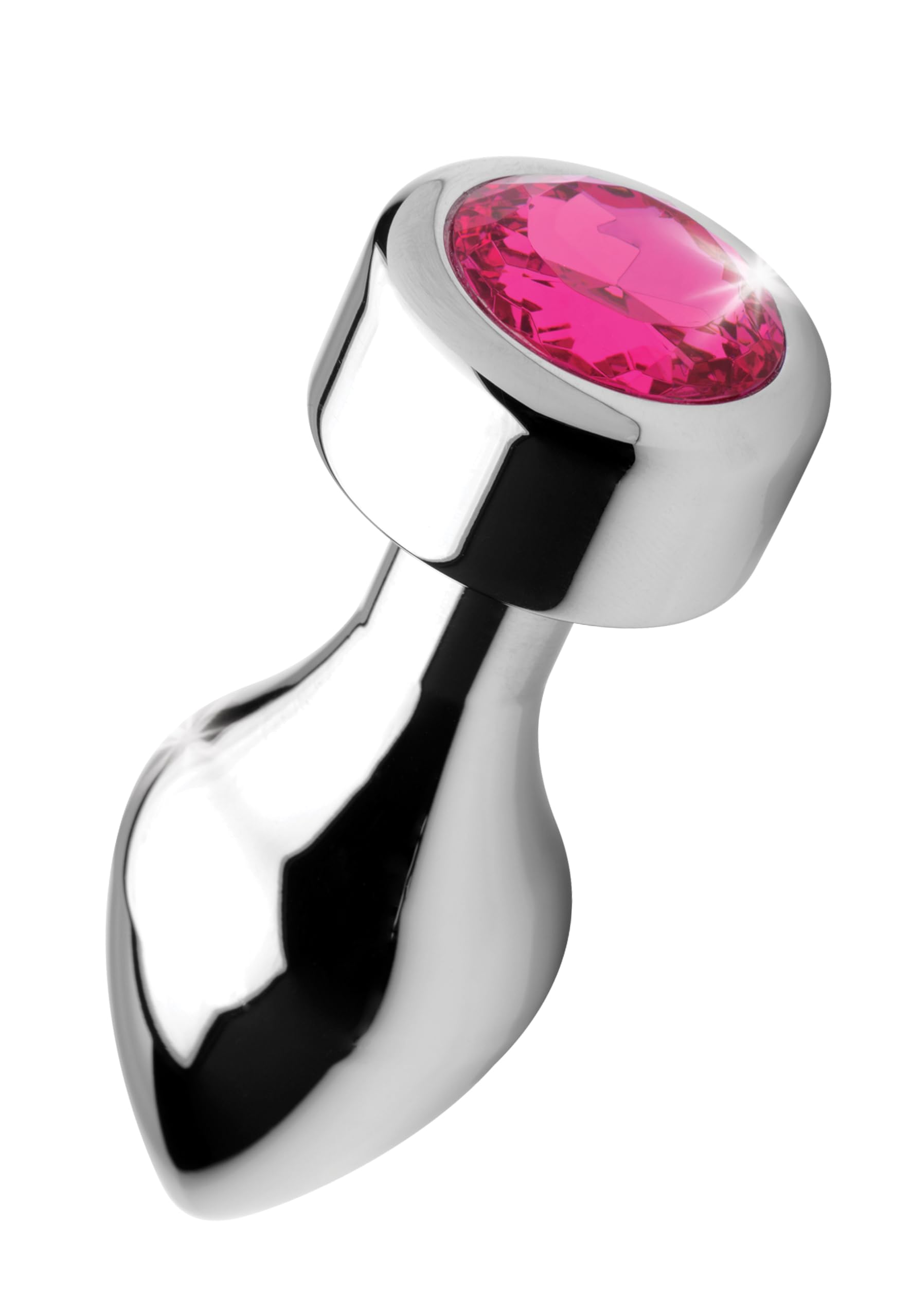 Booty Sparks aluminium butt plug rose M : stimulation et bijou - 8