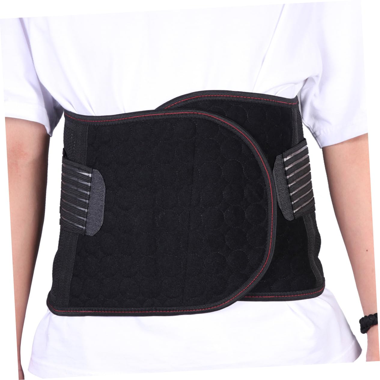 1kawałek Do Treningu Slimming Waist Belt Xl Czarny Oddychający Multi-funkcyjny Wspierający Talię Do Sportów i Ćwiczeń Zmniejsza Zmęczenie Mięśni i Opuchliznę