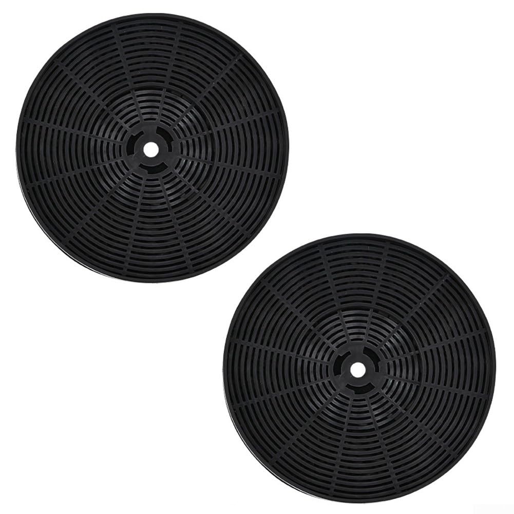 Paquete de 2 filtros de carbón para campana extractora, repuesto de carbón activado para sistemas de ventilación de cocina, 233 x 30 mm/173 x 24 mm para la mayoría de modelos, absorción de