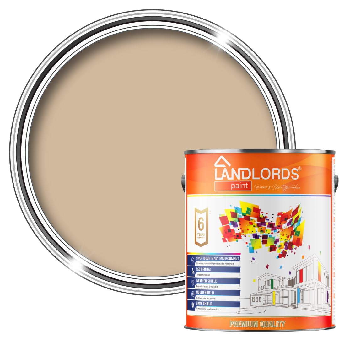 Landlords PaintShed & Fence PaintBest Durable Outdoor Wood ProtectionBeige1L from B&Q