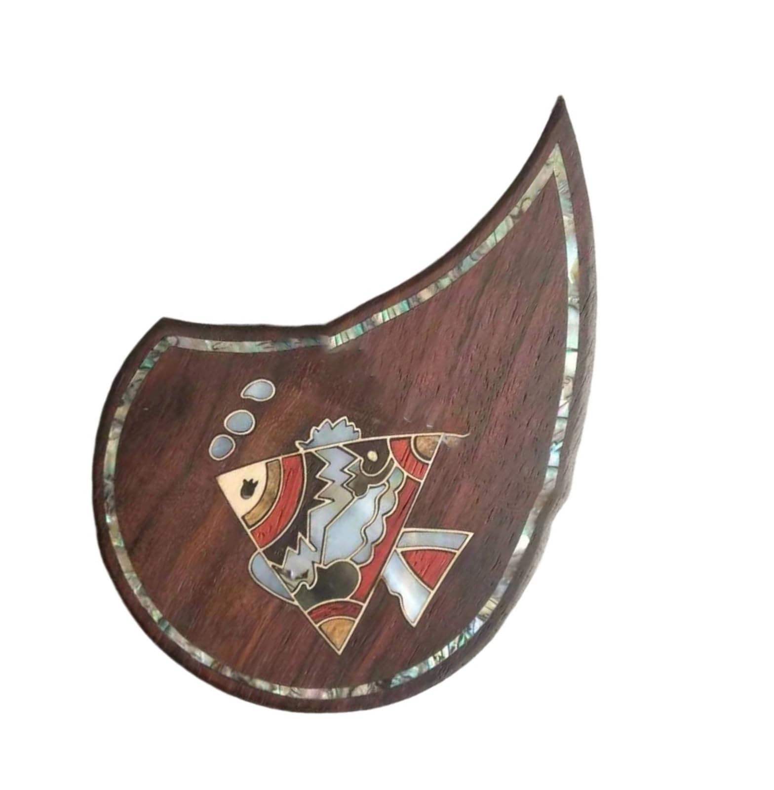 Uniwersalna osłona pickguardu do gitary akustyczne Drewniana płytka ochronna do gitary akustycznej z wykończeniem intarsjowanym Akcesoria do instrumentów muzycznych
