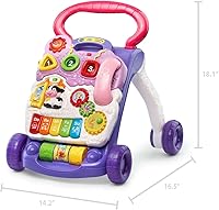 Vista 2 de VTech Sit-To-Stand: andador de aprendizaje (embalaje sin frustración), color lavanda