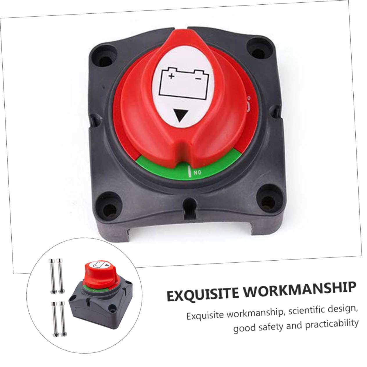 Gatuida Interruptor de Aislamiento de Batería para Rv y Barco Corte de Energía y Desconexión Profesional para Vehículos Recreativos y Camping