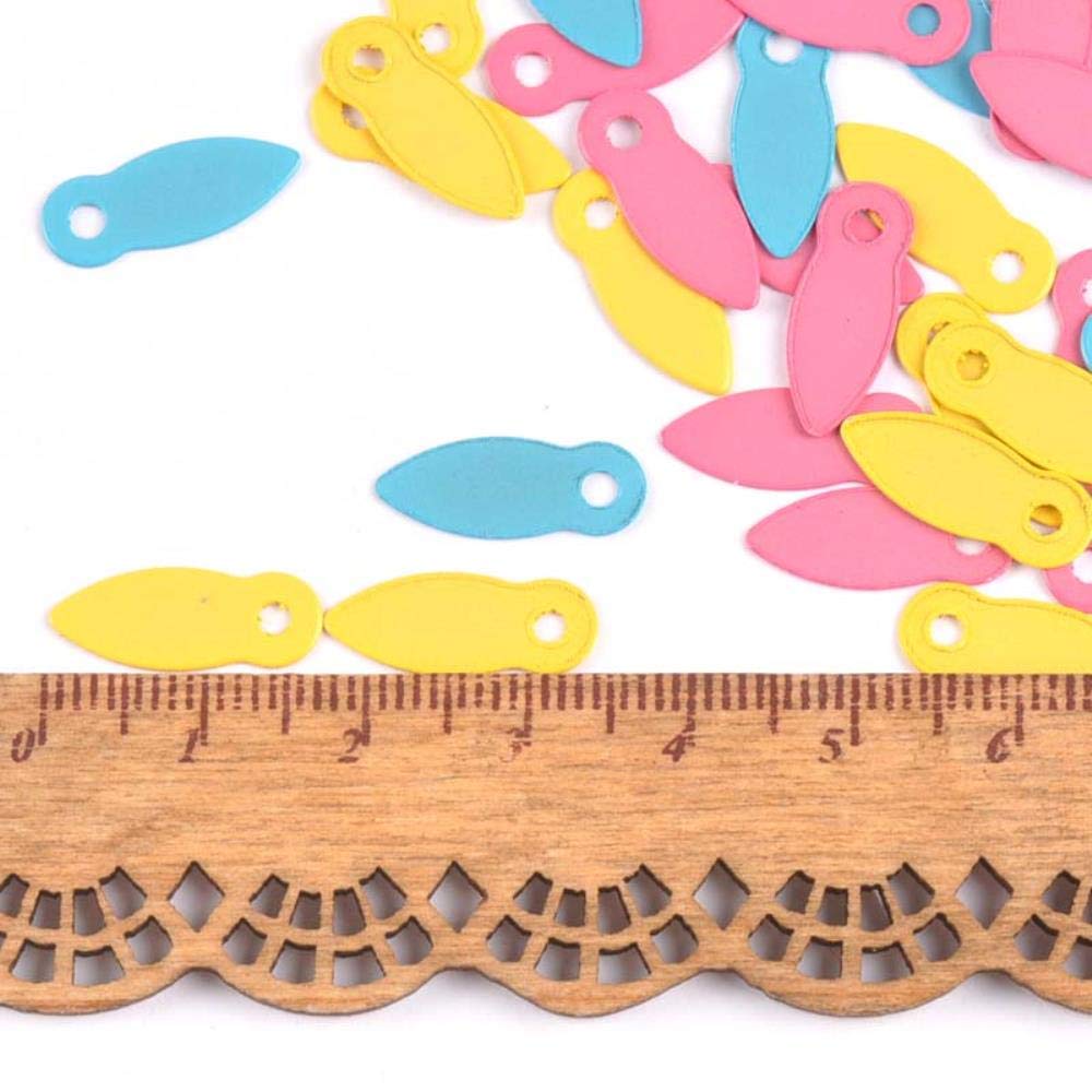 Attaches Métal Scrapbooking VIXDA - Lot 100 Pièces Multicolores