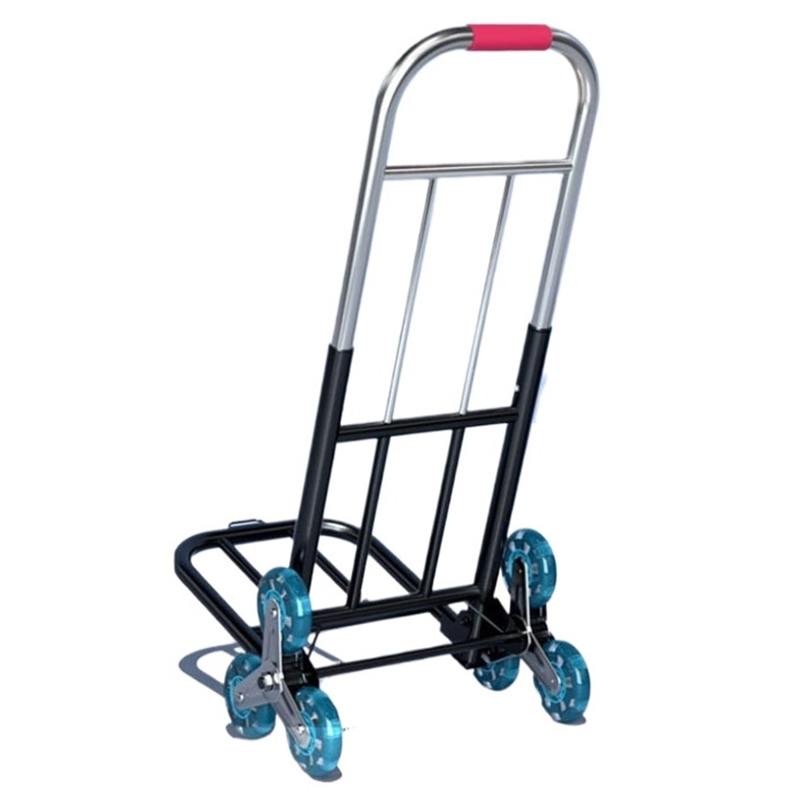 Schwerlast-Klappkarre Treppensteigen for zu Hause mit Rädern, faltbarer Trolley for den Transport Paletten- und Transport auf Rädern