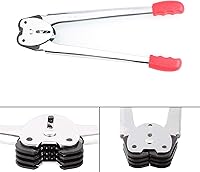 Vista 6 de Kit de flejado de embalaje de paletas, manual de servicio pesado 4 en 1 PETPP Herramientas de flejado manual Juego de máquina de embalaje Tensor