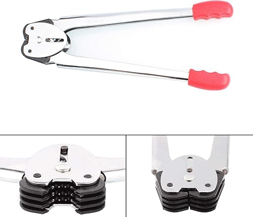 Miniatura 6 de Kit de flejado de embalaje de paletas, manual de servicio pesado 4 en 1 PETPP Herramientas de flejado manual Juego de máquina de embalaje Tensor y