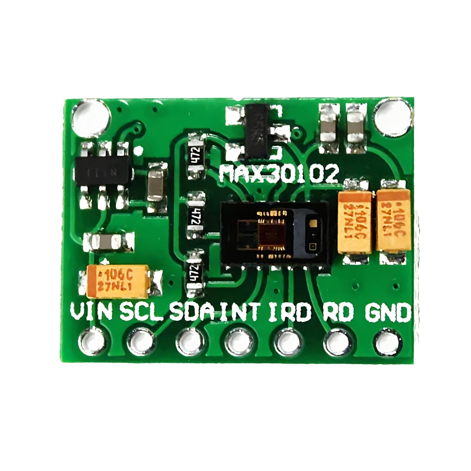 Khyrud MAX30102 Pulse Oximeter Heart Rate Sensor Module, Blood Oxygen SpO2 Monitoring Breakout Board with I2C Interface for Arduino, ESP32, Raspberry Pi, Wearable Medical DIY Electronics Projects