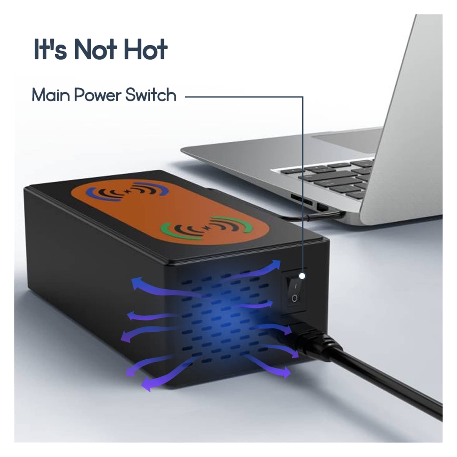 Ładowarka USB, Stacja szybkiego ładowania USB typu C PD o mocy 150 W Bezprzewodowa ładowarka Qi Szybkie ładowanie 4.0 3.0 Ładowarka do telefonu USB, Szybki, wydajny i wszechstronny(Nero)
