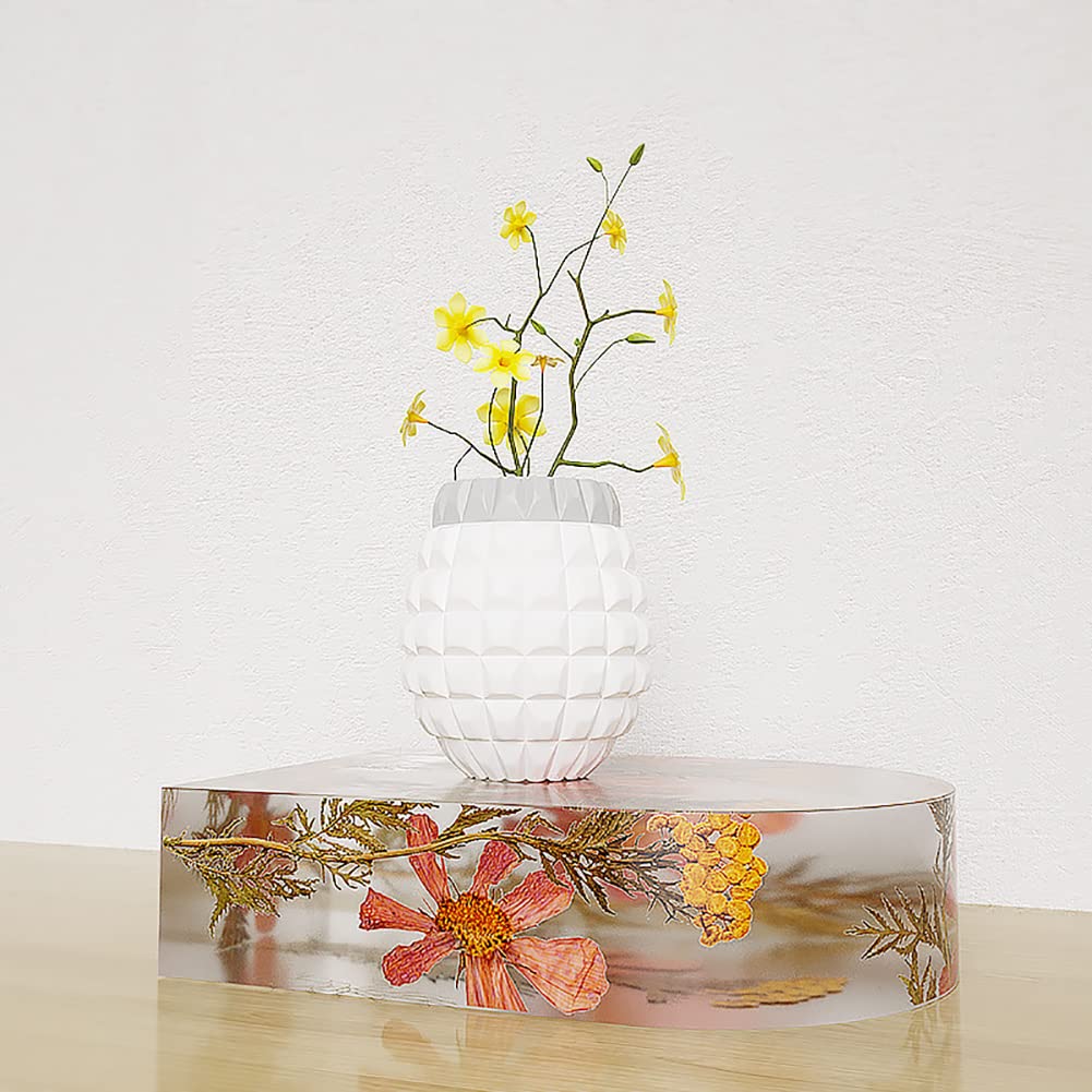 YOILES Silikon-Form Für Epoxidharz – Große Bogenform, Tief, Für Blumen-Konservierung & Harzkunst