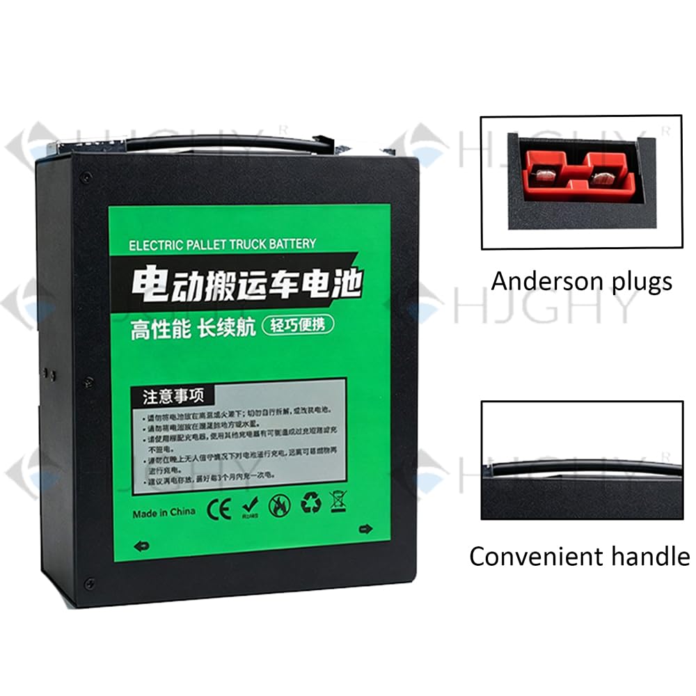 Transpaleta eléctrica Manual de 48 V con batería de Litio | Batería de repuesto de 48 V 10 Ah 15 Ah 20 Ah para transpaleta, batería de litio para carretilla elevadora de almacén.