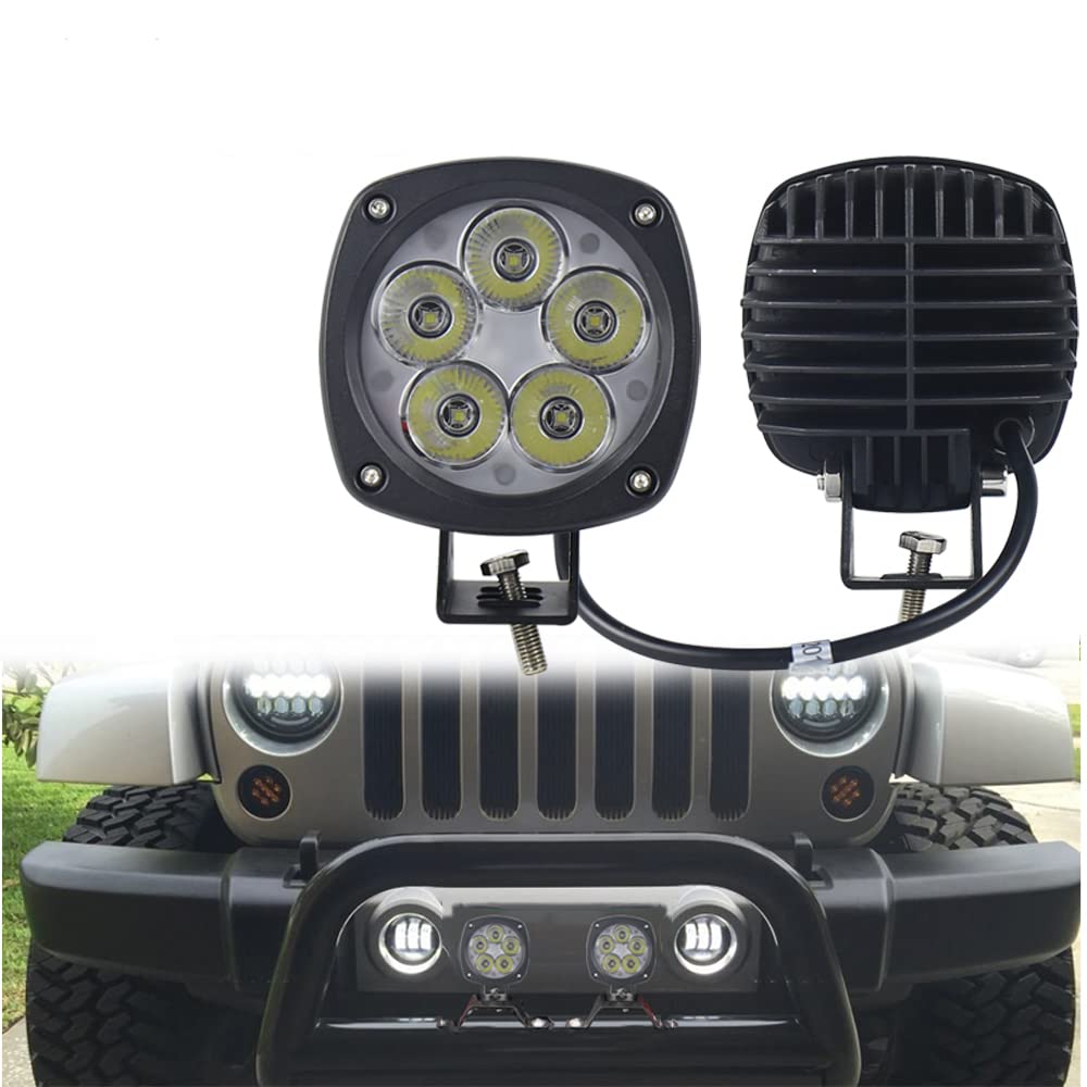 4 Calowe Oświetlenie Robocze Led 50W Lampa Punktowa Ciągnika Beam Light Dla Ciężarówek Terenowych 4X4 Łódź 2 Sztuki