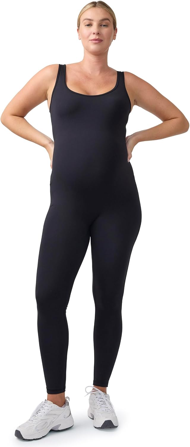 Ingrid & Isabel Everyday Maternity Active Maternity Long Unitard - Pregnancy Romper Bodysuit