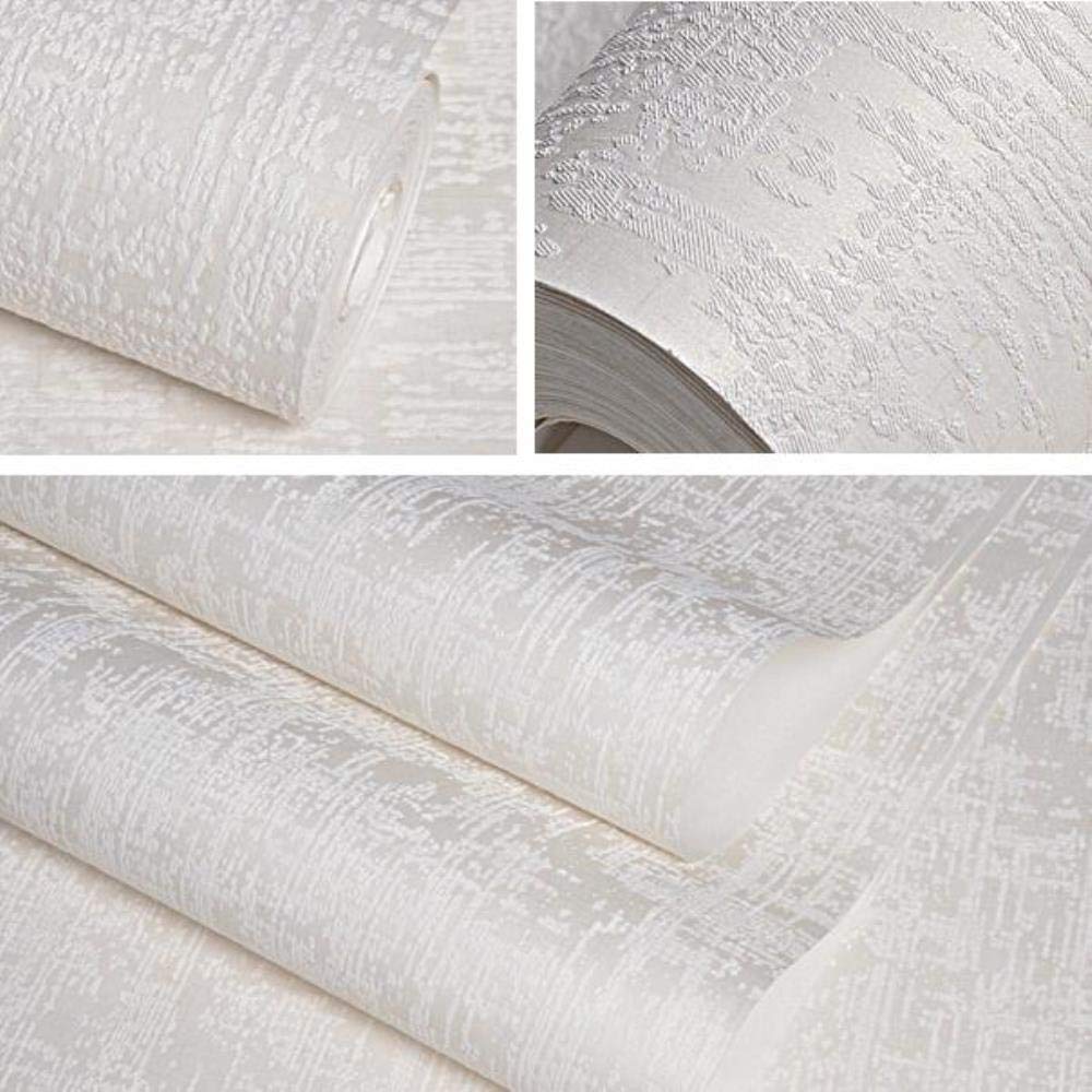 Papier peint de couleur unie texture relief haut de gamme rouleau 9 mètres pour séjour chic