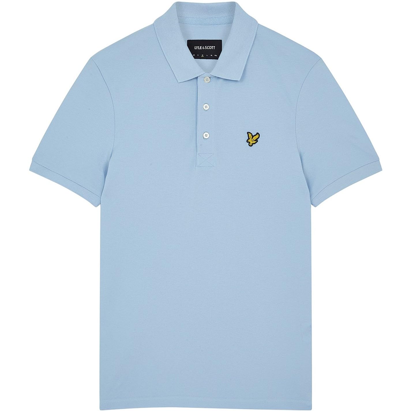 Lyle & Scott Blue Plain Polo Shirt Light Xxl