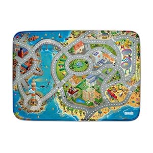 Speeltapijt Ultrasoft – antislip 100 x 150 cm (speeltapijt ultrasoft – antislip 100 x 150 cm (stad en zee) …)