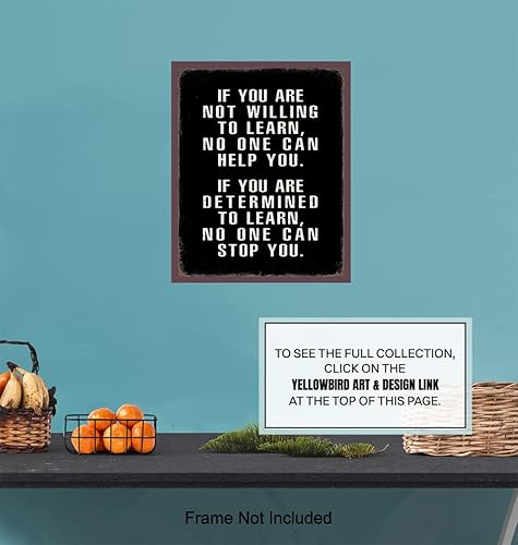 Miniatura 6 de Motivational Wall Art 11x14 - Office Wall Art - Classroom Motivational poster - Positive Quotes Wall Decor - Positive Sayings for Wall Decor -