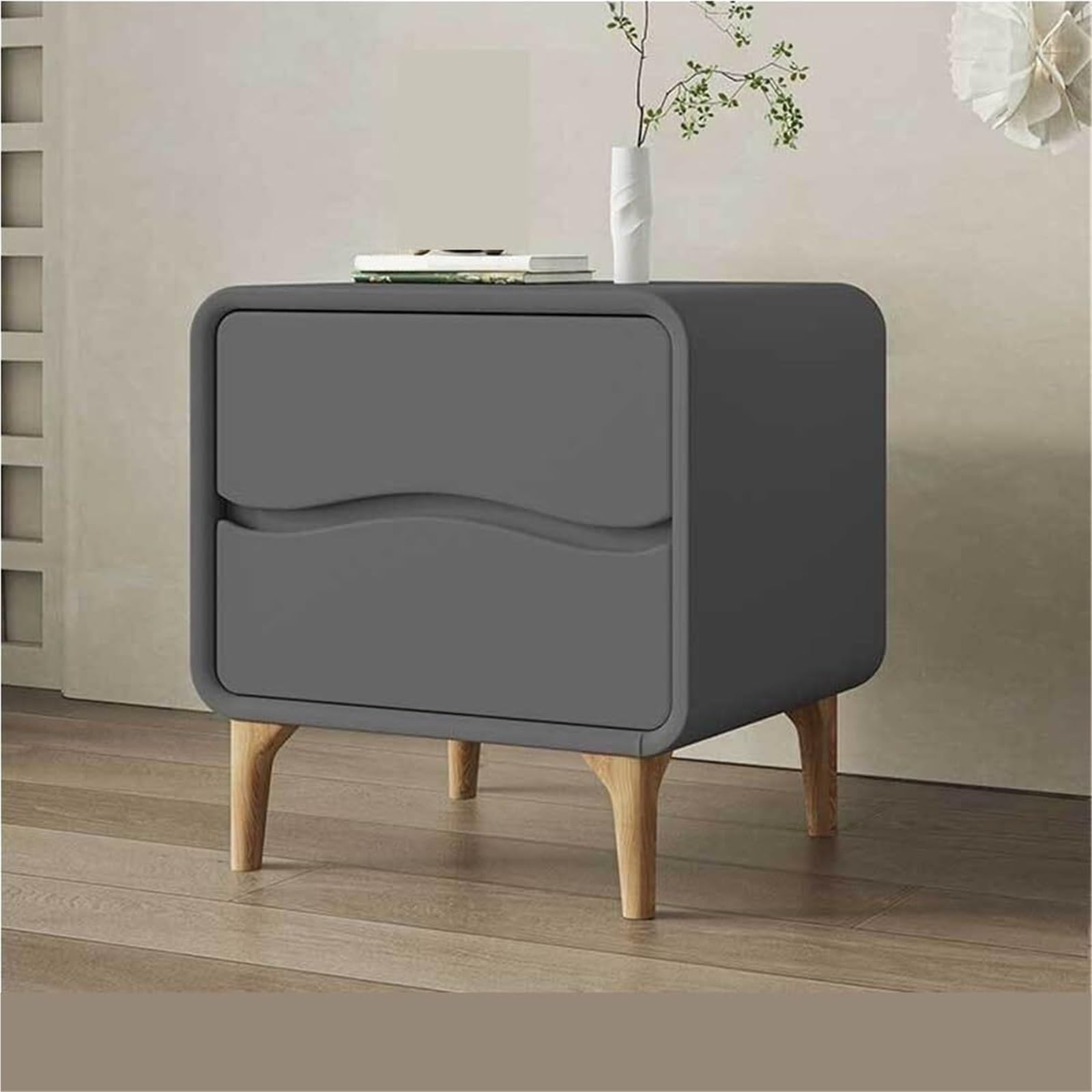 Table de chevet moderne bois massif 45 cm pour un rangement de chambre