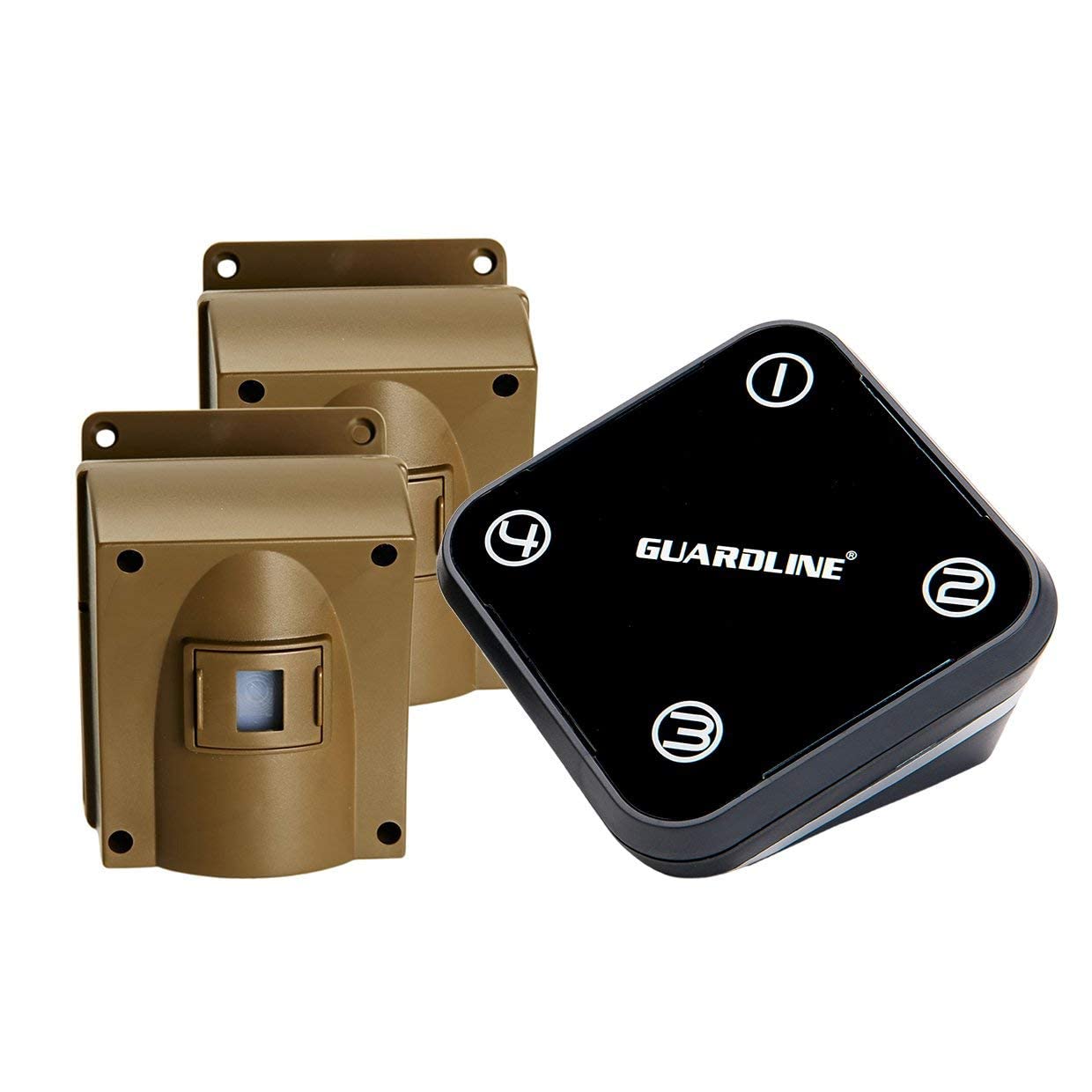 Buy Guardline 500 Foot Range Wireless Driveway Alarm [2 Motion Detector Alarm Sensors & 1