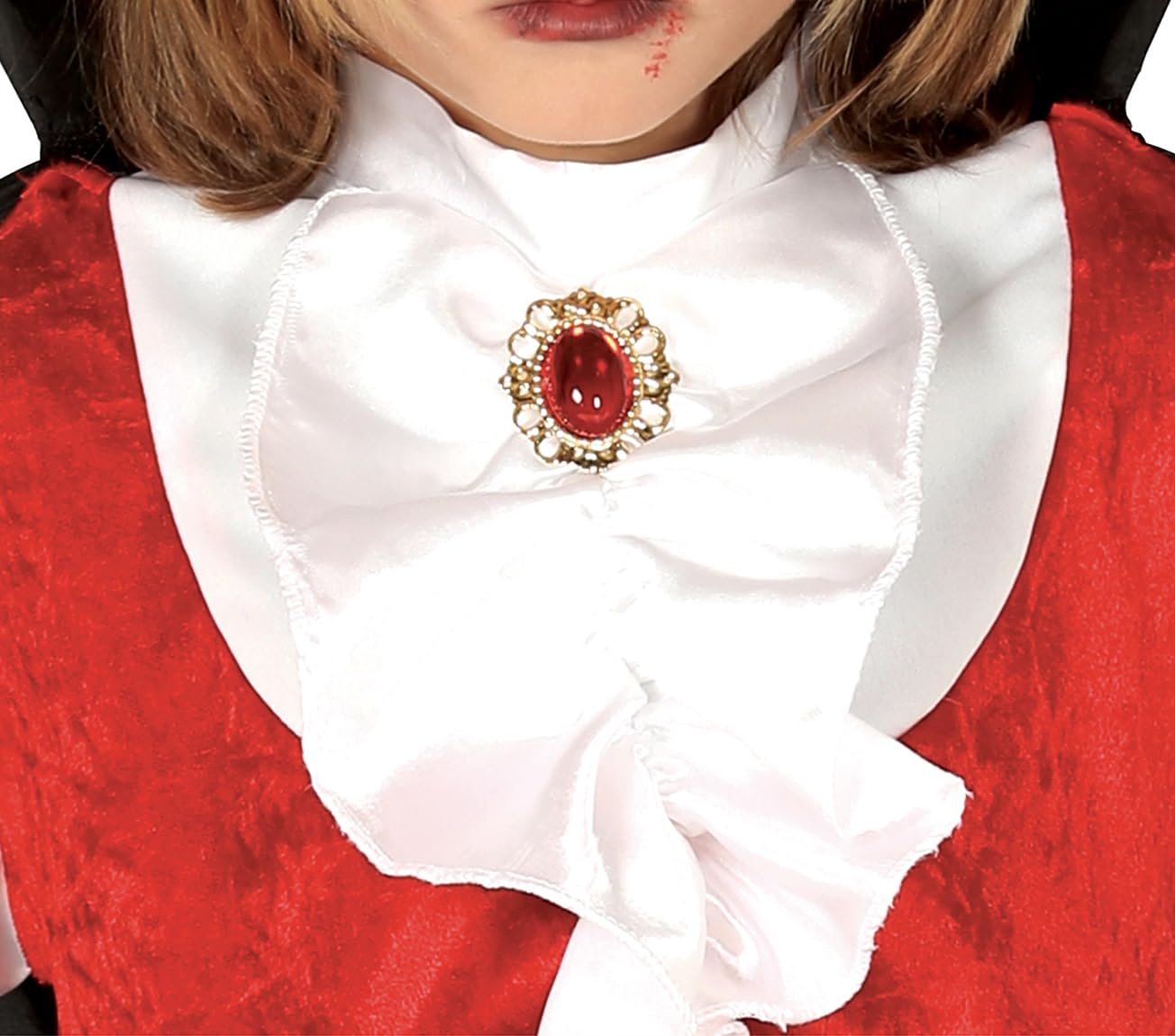 Costume classico da Dracula con mantello bicolore per bambino