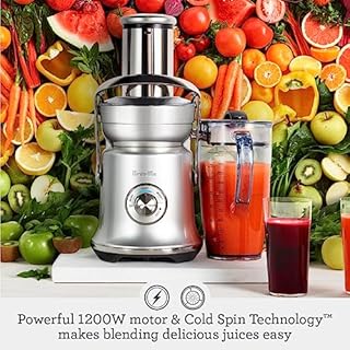 Breville the Juice Fountain™ Cold XL Centrifugal Juicer, BJE830BSS, Brushed Stainless Steel