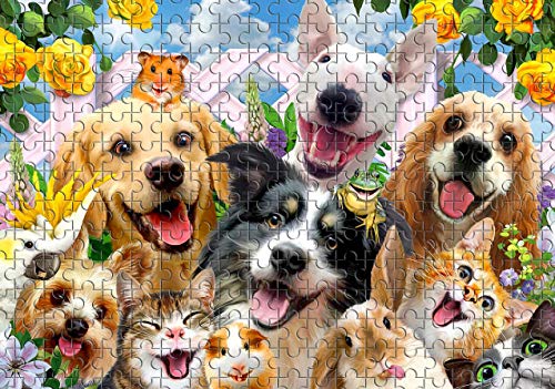 1000 PCS Dog Jigsaw Puzzles for Adults & Kids - Puppy Assembling Toy Gifts for Stimulating Imaginations