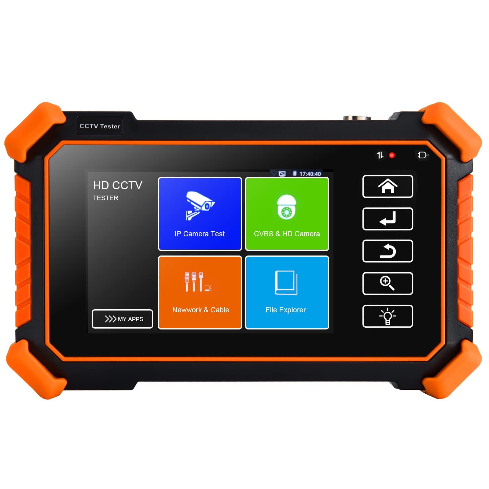 IP Camera Tester CCTV Tester,Koolertron 4 Inch IPS Touch Screen Support H.264 4K H.265 8K CVI TVI AH