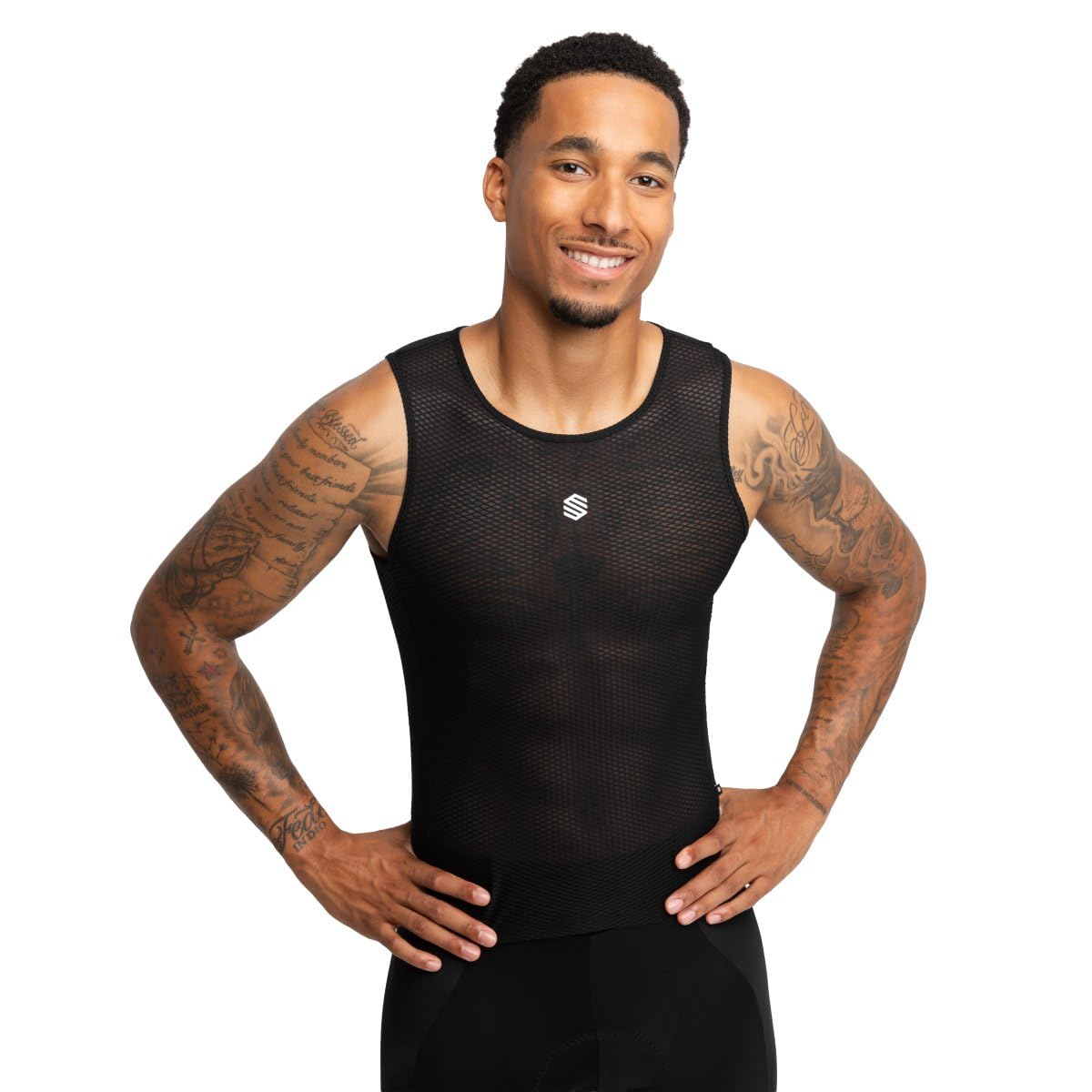 SIROKO - Canotta Intima Tecnica da Ciclismo Atomic - S-​M - Nero