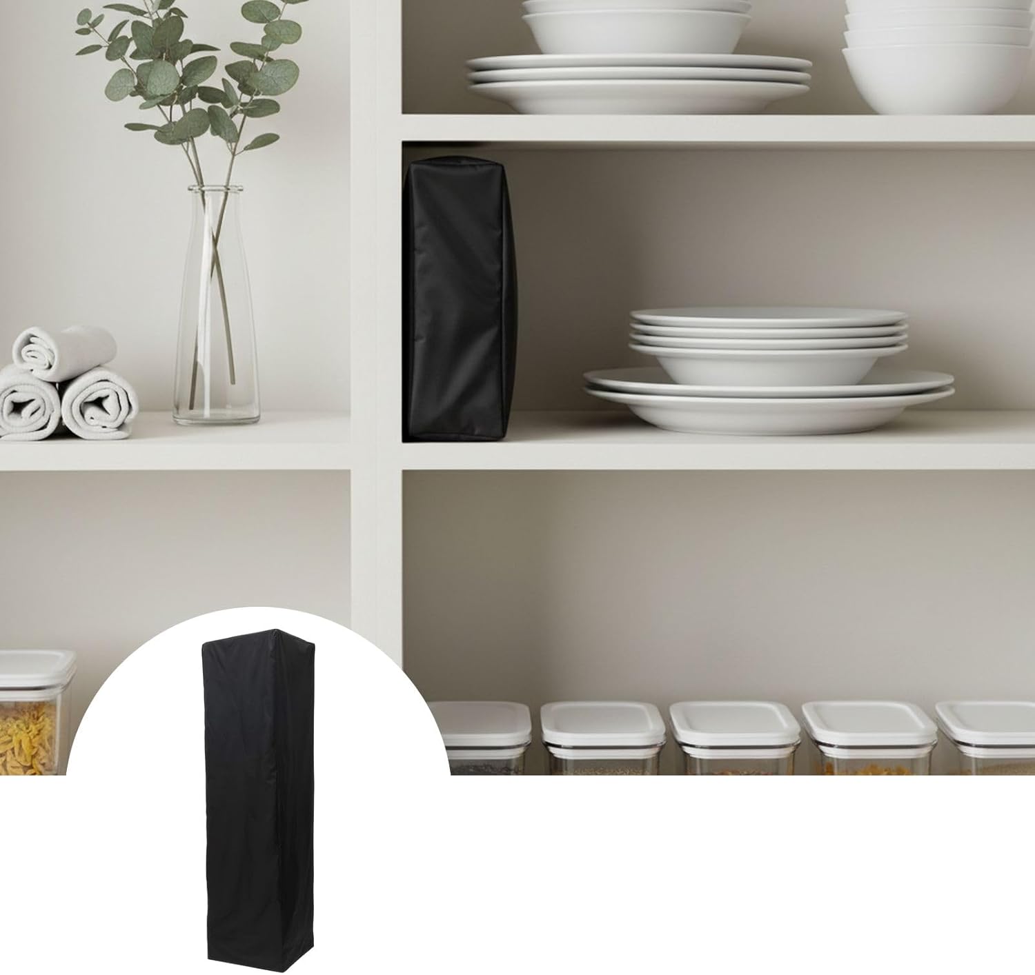 Outdoor Cover for Cylindrical Patio Heaters, Waterproof Protection for Air Source Heat Pumps in Outdoor and Courtyard Environments