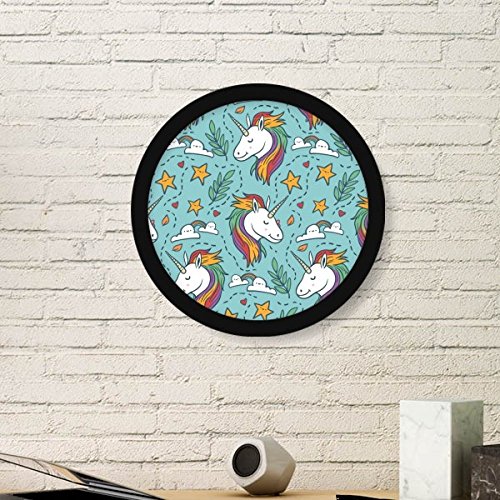 Etoiles et arc-en-ciel en peinture sur cadre en bois rond pour embellir votre foyer
