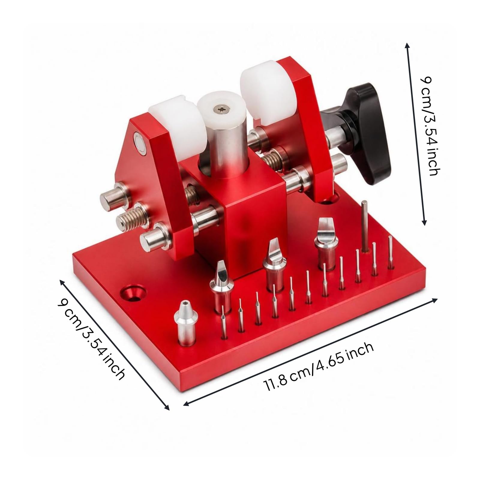 predolo Ouvre-Boîtier Montre Robuste Kit Pratique Outil pour Horlogers, Établi