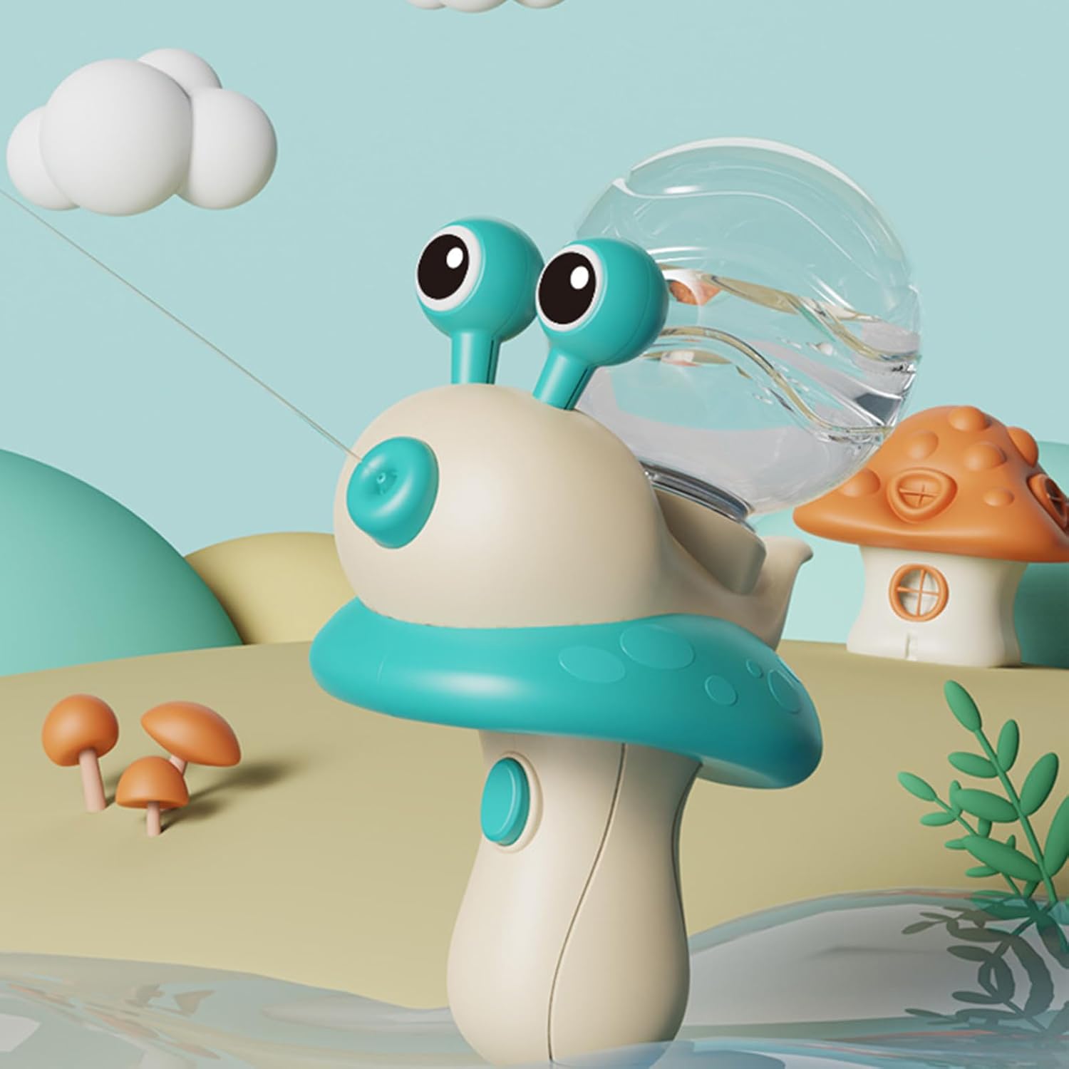 Water Shooters for Kids,Snail Shape Pool Sprinkler | Portable Electric Toy Sprinkler for Swimming Pool Camping Vacation