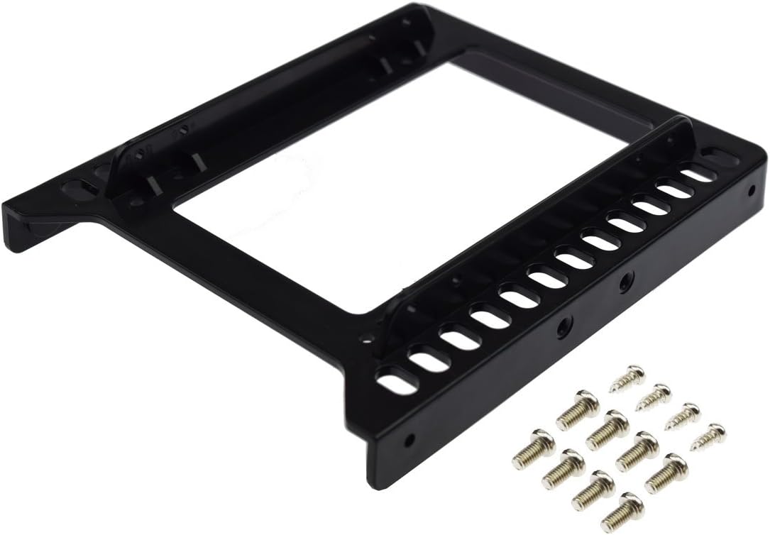 SPASS Dual 2.5'' to 3.5'' Hard Disk Drive Mounting Bracket Kit with Screws HDD SSD Mount Adapter Caddy