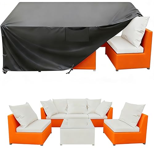 Patio Furniture Cover 110" L x 74" W x 28"