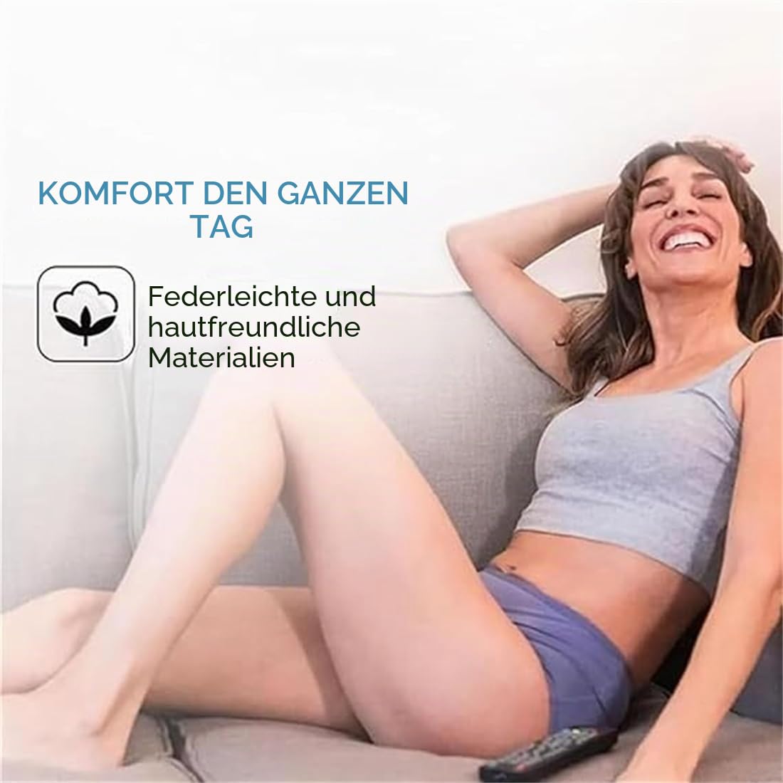 Dry Wear Unterhose Damen Inkontinenz, Drywear Auslaufsichere Unterwäsche Damen, Höschen für Frauen Über 60 Waschbare, Wiederverwendbare Baumwollhöschen (8er-Set,L)