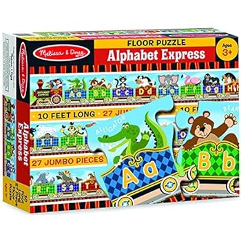 Toy Alphabet Express Floor Puzzle (27 Pc) Book
