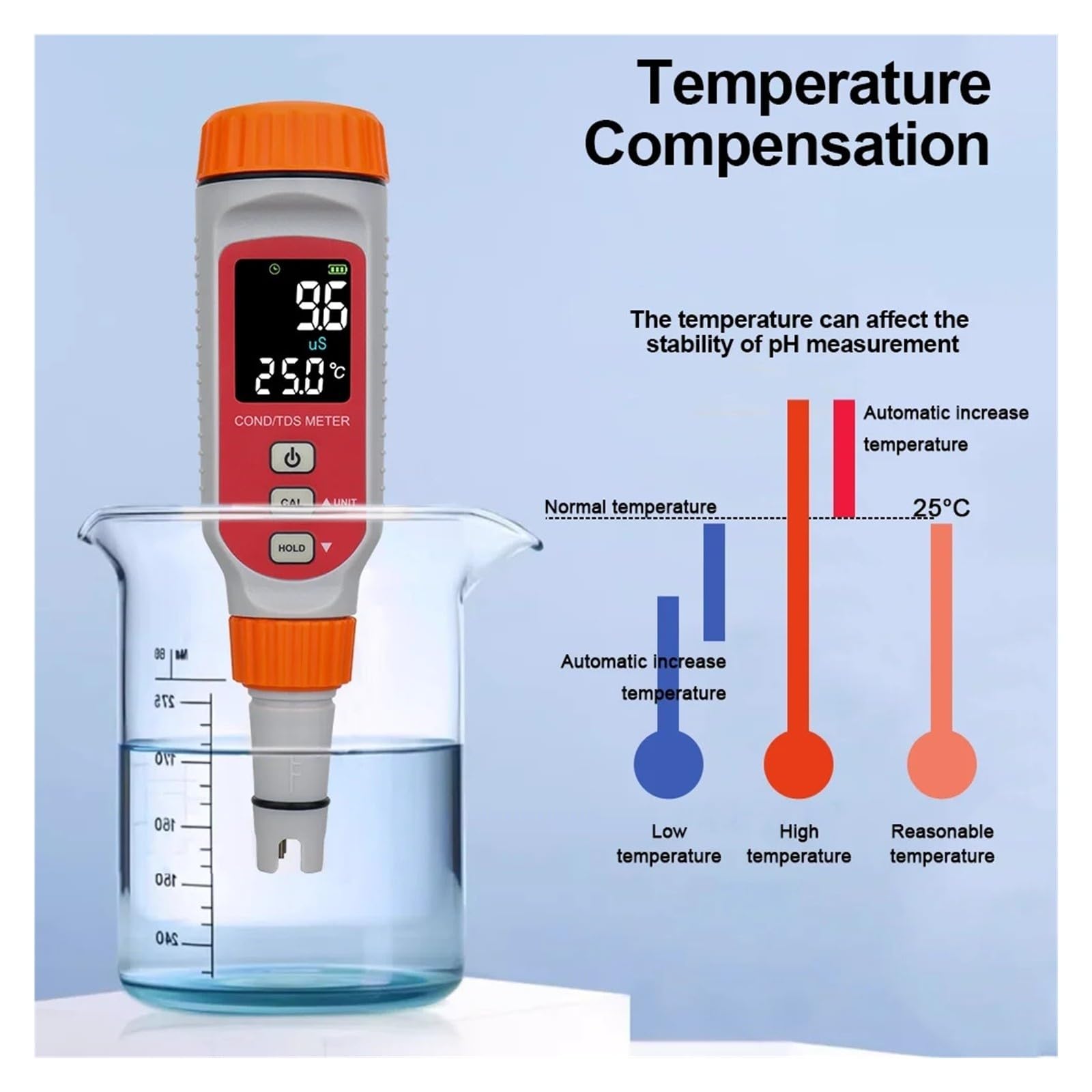 Analizzatore Di Conducibilità Del Tester La Qualità Dell'acqua TDS