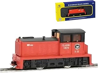 HO Scale DDT Industrial Diesel Locomotive (12V) Metal Wheelsets, Factory Installed Knuckle Couplers, Classic Plymouth Type Industrial Switcher – Locomotive Only