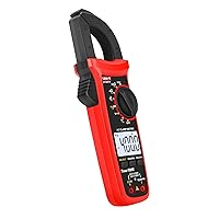 Vista 5 de UNI-T Abrazadera digital UT201+, corriente CA True RMS HVAC Volt Amp Ohm medidor abrazadera en multímetro, rango automático 4,000 cuentas NCV AC DC