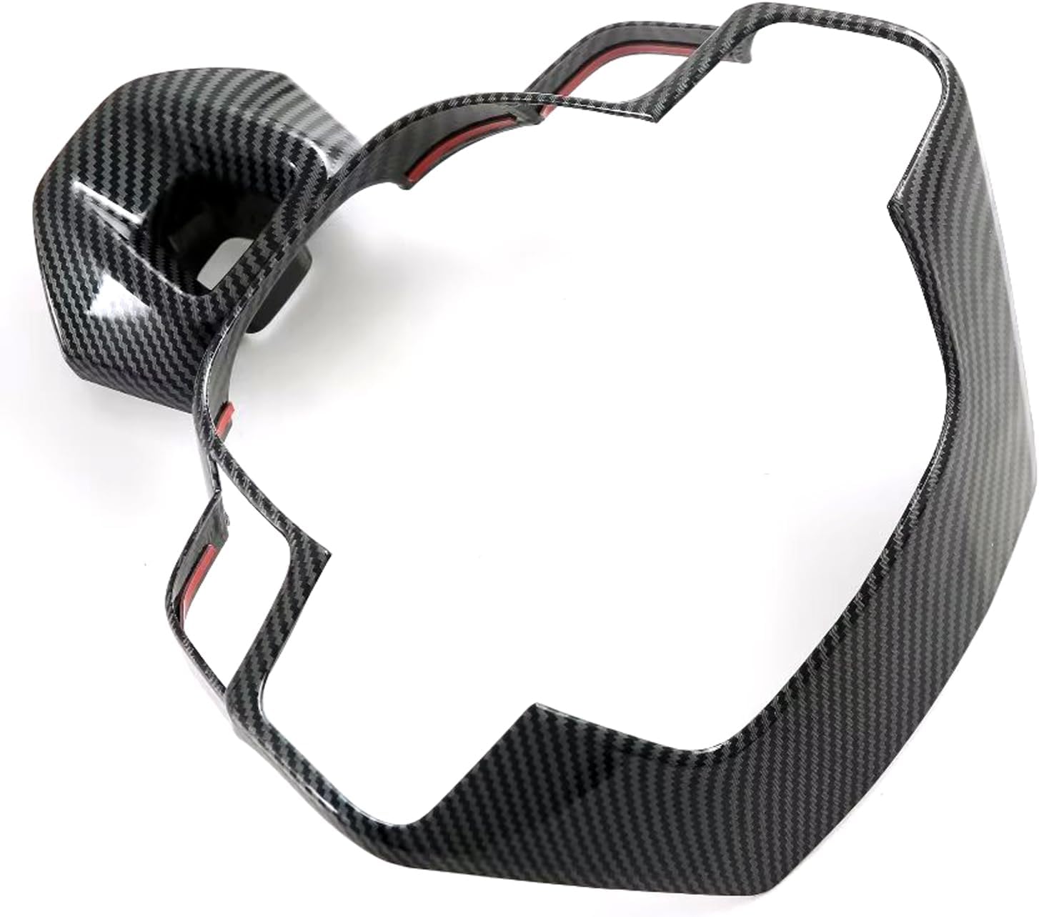 HIGH FLYING for Toyota Camry 2025+, Crown 2023-2024 Car Interior Accessories Steering Button Decoration Trim Cover ABS 1pc (Carbon Fiber Style)