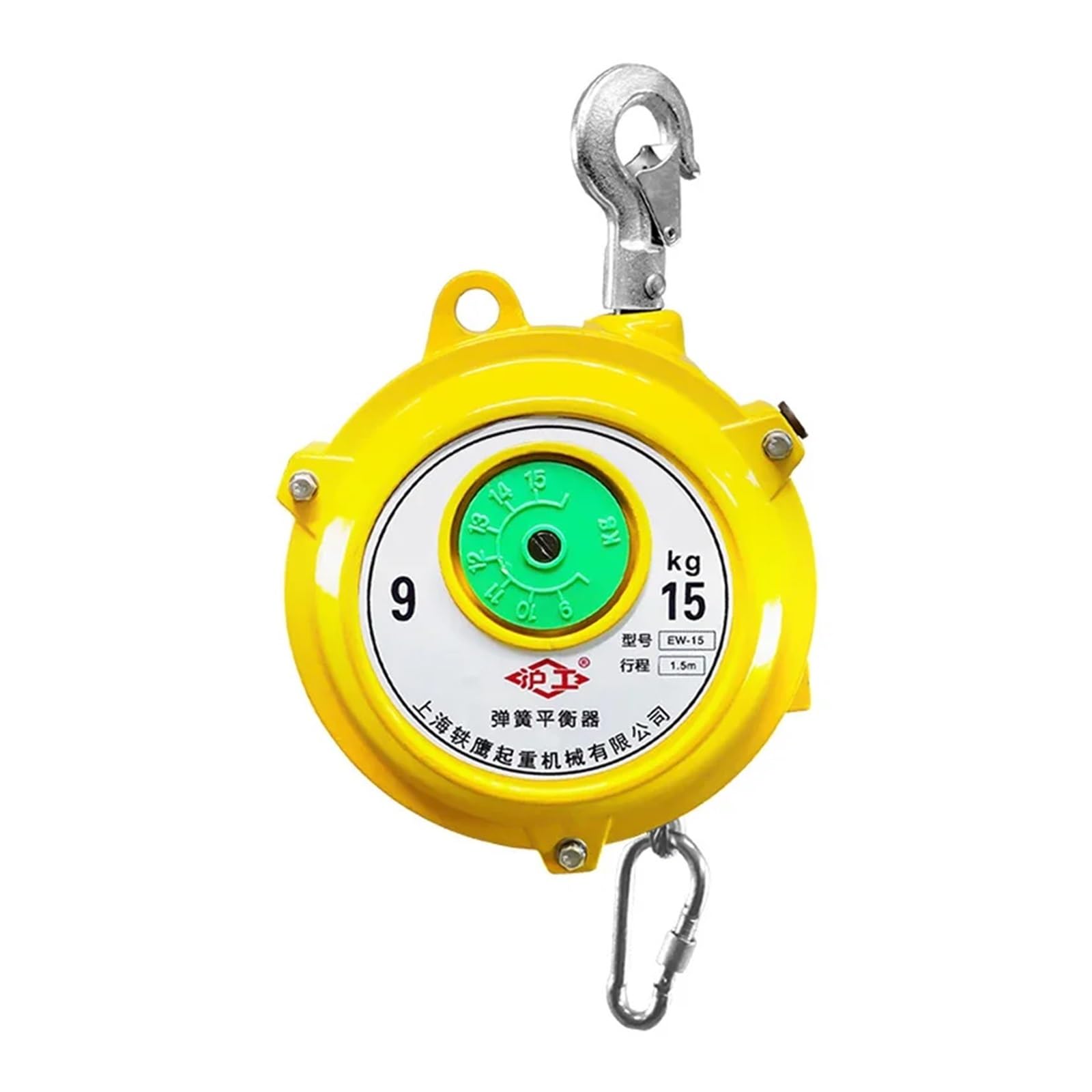 9-15KG Spring Self-locking Tower-Type Lifting Hook Spring Holder Steel Wire Rope Balancing Lifting,DIY Tools