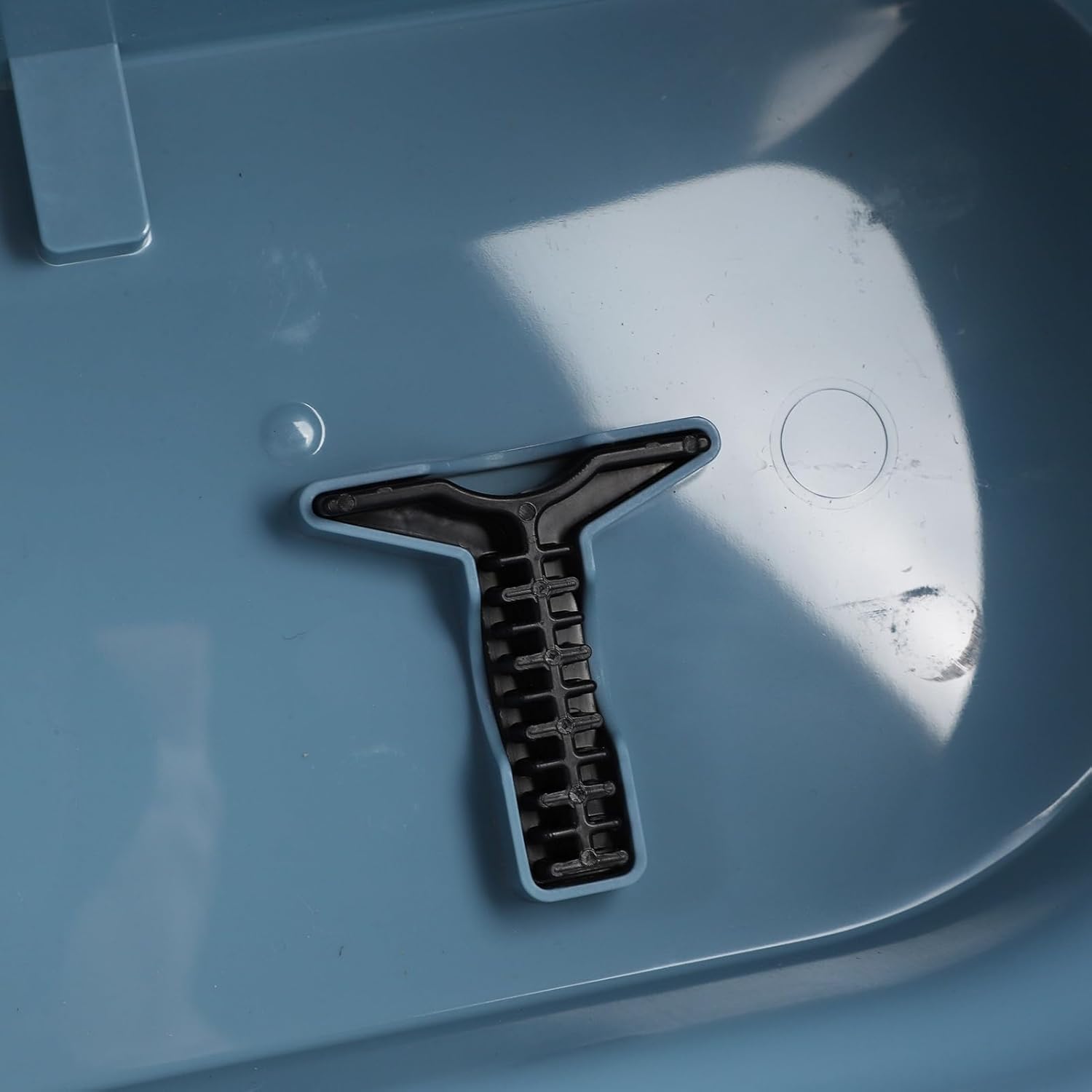 Railing Flower Pots, 3PCS Hanging Planter Box Balcony with Drainage Holes for Plants Flowers Vegetables, 45x18x16cm (Blue)