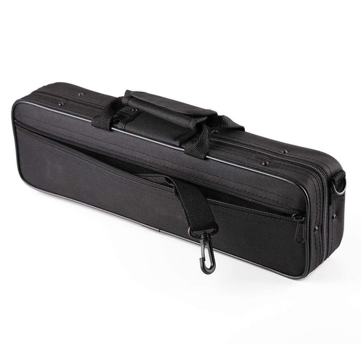 BESTonZON 16-hole Flute Case Black Flute Carry Bag Ergonomic Design Perfect for Wife Friend Mother