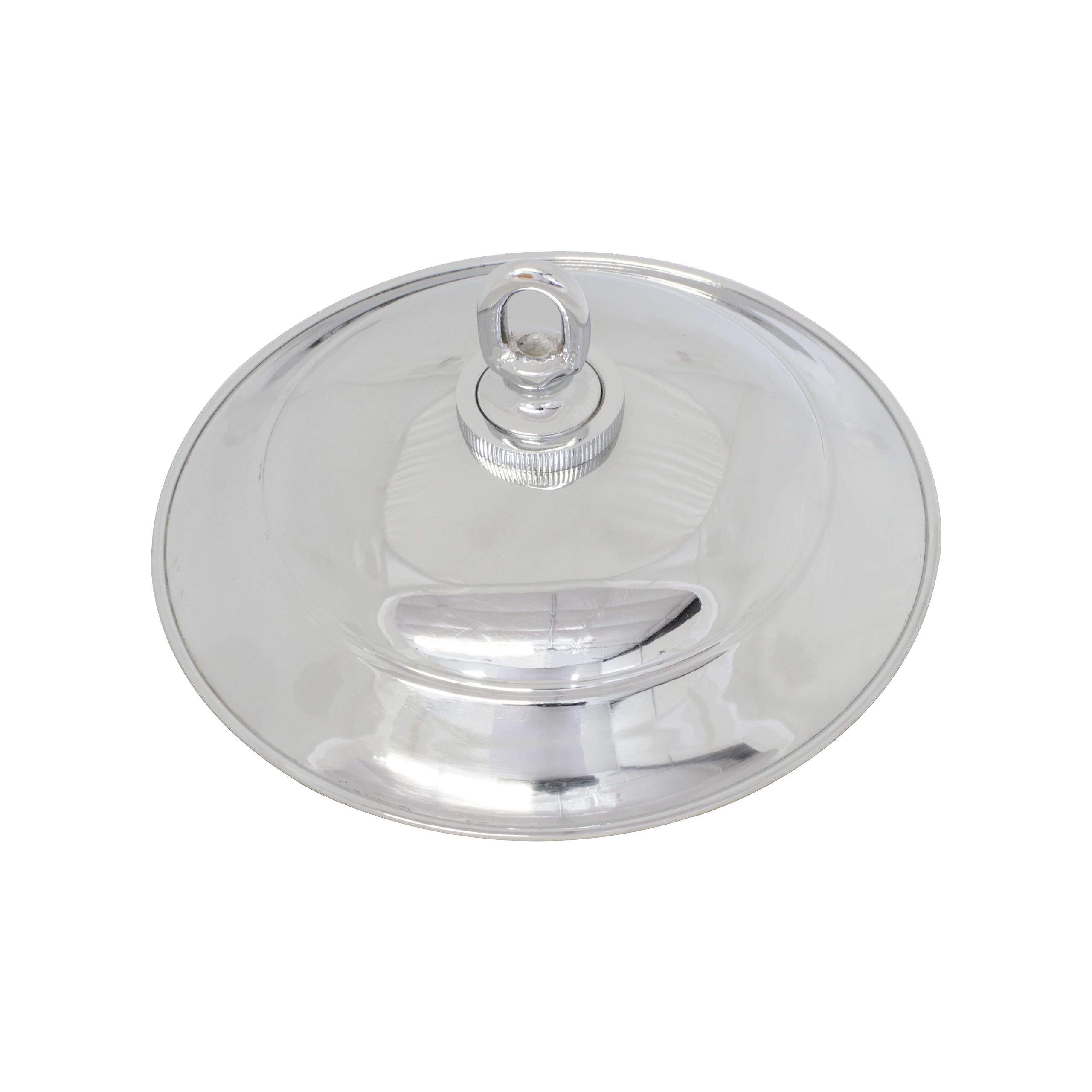 RCH Hardware CN-BR05-152 Brass Traditional Round Ceiling Canopy, 6 Inch, Polished Chrome