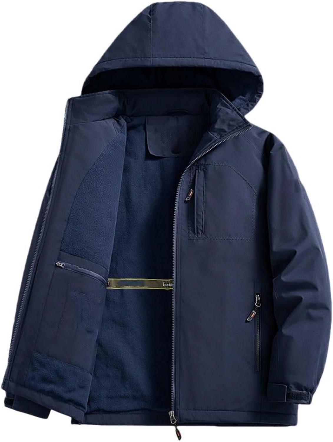 Men's Autumn Winter Thick Windproof Waterproof Cotton Work Jacket