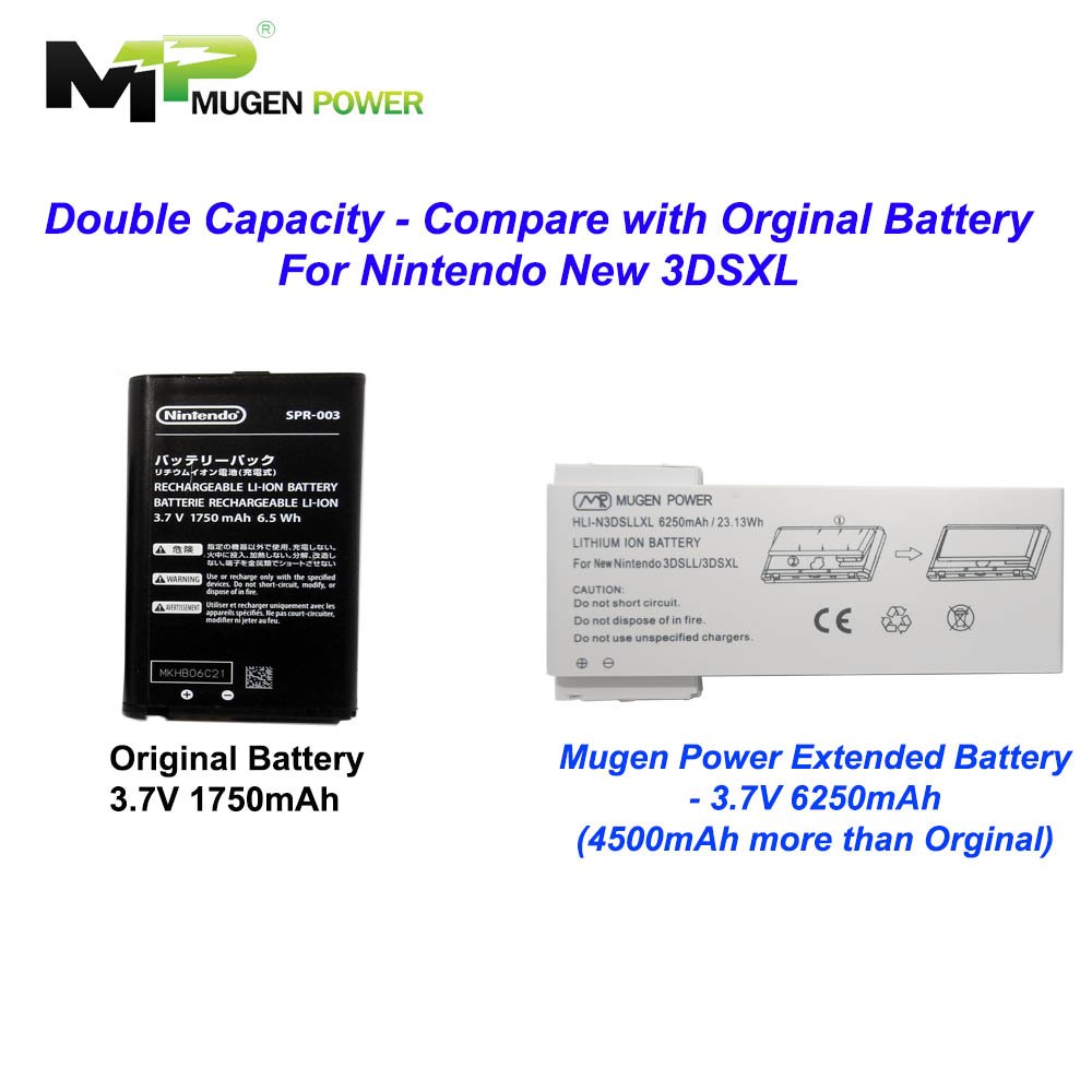 Compatible Nintendo New 3DS XL/LL Mugen Power Triple Juice Power